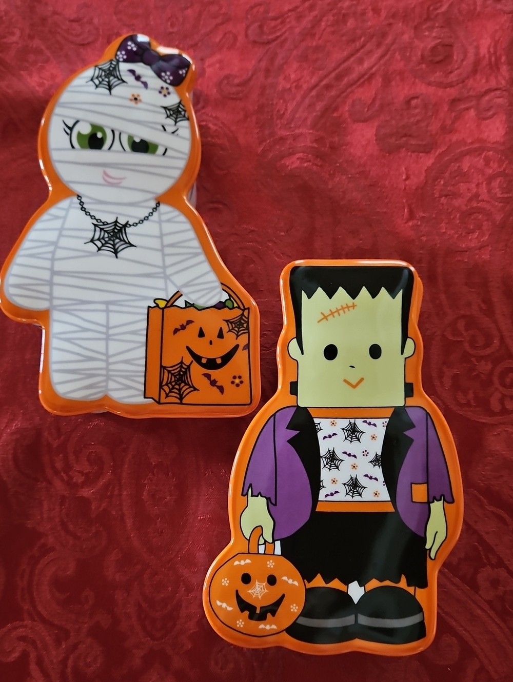 Temp-tations "Boofetti" Halloween Candy Dish Set of 2 - Frankie & Lil Mummy
